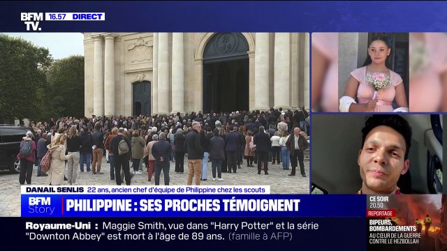 Obsèques de Philippine: “C’était tellement émouvant, je voyais autour de moi les gens pleurer”, témoigne Danail, ancien chef d'équipe de la jeune fille chez les scouts