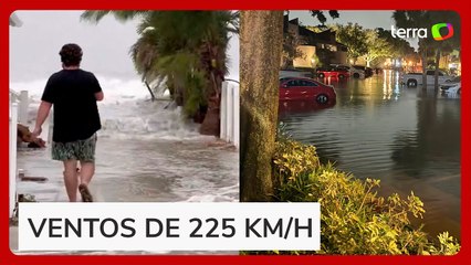 Furacão Helene atinge Flórida e deixa ao menos três mortos