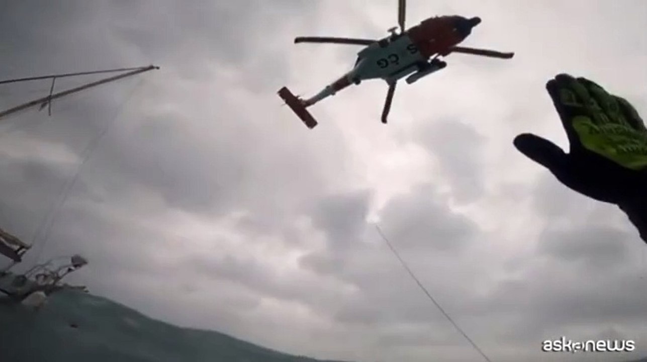 Uragano Helene, la Guardia Costiera Usa salva un uomo e il suo cane