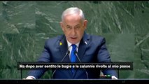 Netanyahu all'Onu: 