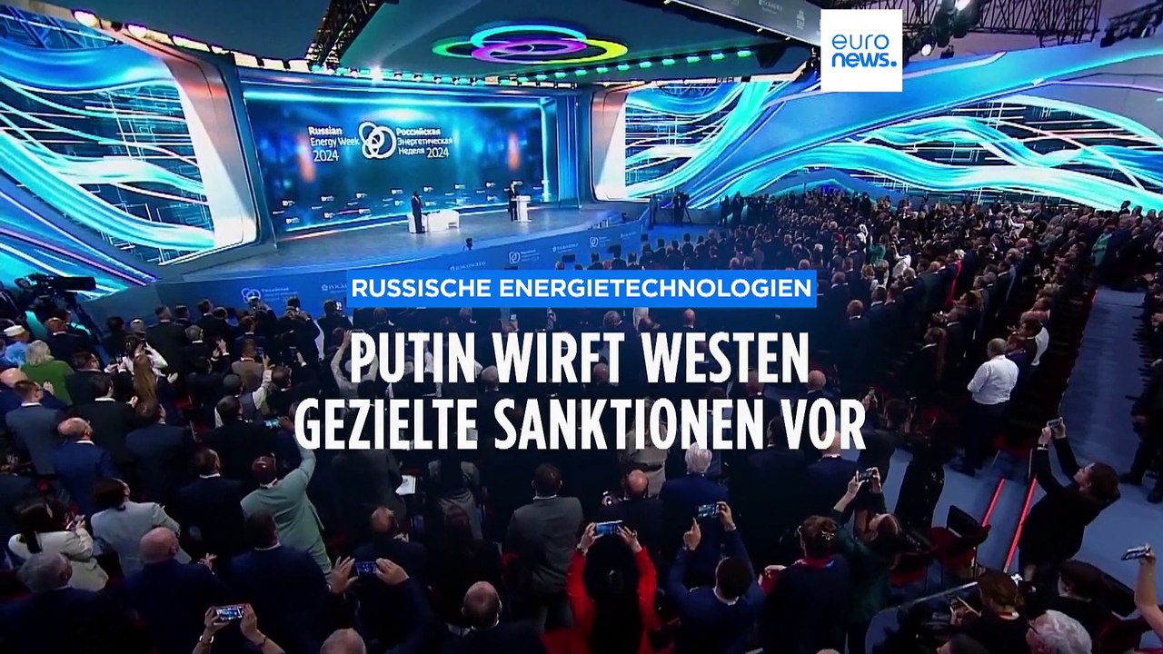 Putin wirft Westen gezielte Sanktionen gegen russische Energietechnologien vor