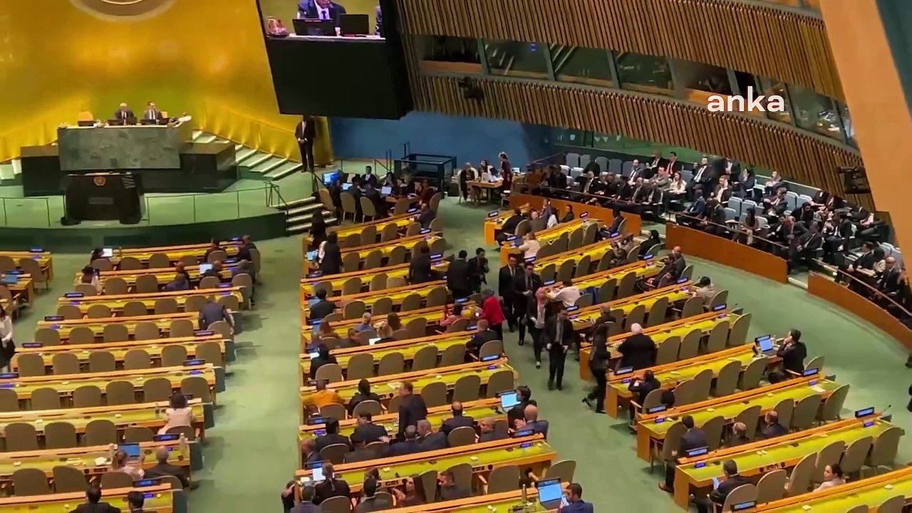 Netanyahu'nun BM Genel Kurulu Konuşması Protesto Edildi!