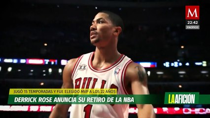Derrick Rose, el MVP más joven en la historia de la NBA, anuncia su retiro