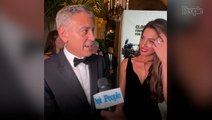 George Clooney Gushes Over Wife Amal on Albies Red Carpet