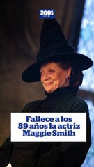 La actriz británica Maggie Smith murió a los 89 años, anunció su familia