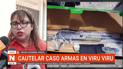 Cautelarán a director regional de Naabol por armas encontradas en Viru Viru