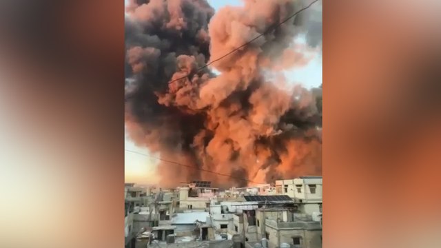 Liban : une frappe israélienne rase plusieurs immeubles à Beyrouth, au moins deux morts et 76 blessés