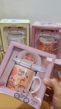 Gift Idea! Unboxing a Cute Ceramic Birthday Mug Mug Review