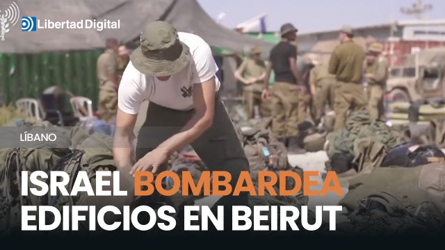 Nuevo bombardeo de Israel a edificios residenciales en Beirut