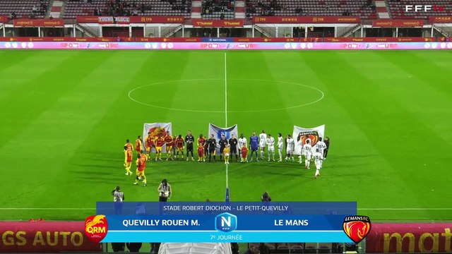 J7 I Quevilly Rouen Métropole vs Le Mans FC en replay (1-2) I National FFF 2024-2025