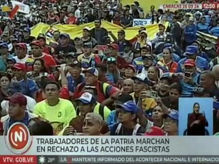 Caracas | Clase trabajadora marcha por el compromiso al desarrollo productivo del país