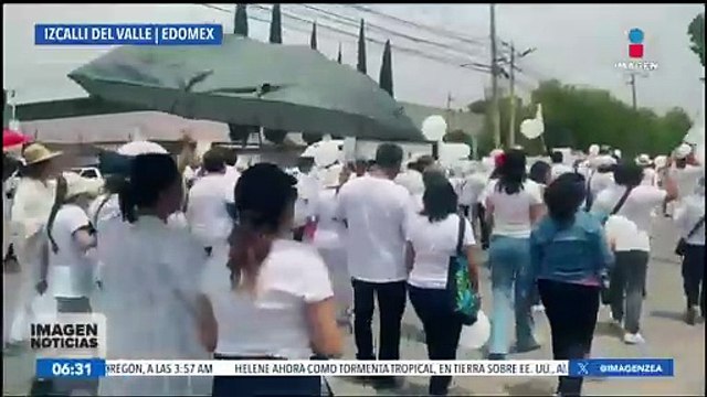 Habitantes de Izcalli del Valle exigen justicia ante casos de robo, extorsiones y asesinatos