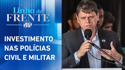 Tarcísio vai usar dinheiro apreendido do PCC para segurança pública | LINHA DE FRENTE