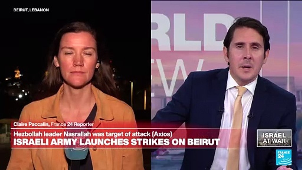 Israel targets Hezbollah headquarters in Beirut suburbs