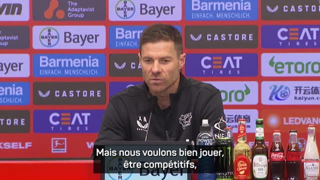 Leverkusen - Xabi Alonso : "Le match le plus difficile de la saison"