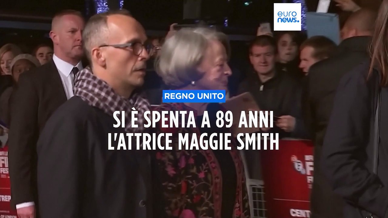 Muore a 89 anni la celebre attrice britannica Maggie Smith, protagonista di Harry Potter e Downton Abbey