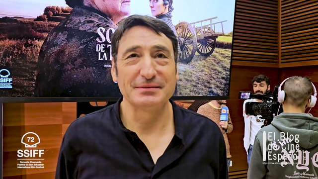Entrevista al actor Carmelo Gómez en el Festival de Cine de San Sebastián