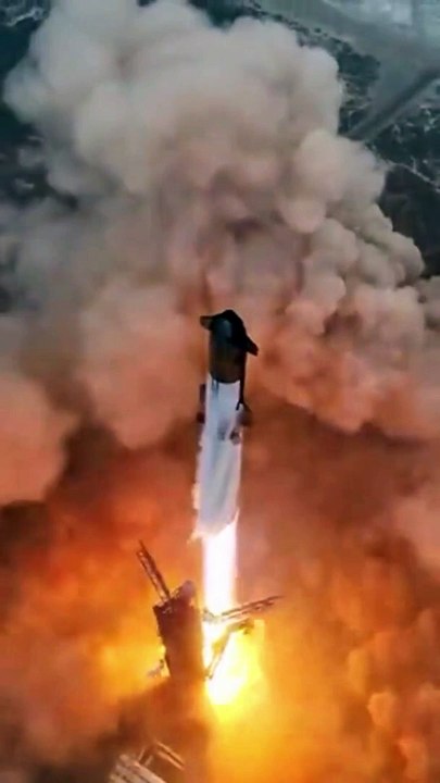 Test de décollage de la navette Starship