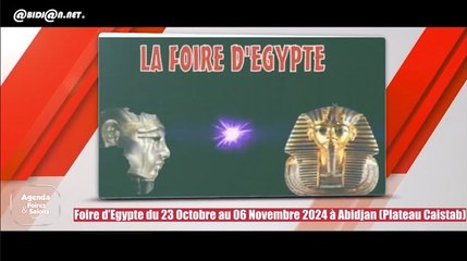 Agenda des foires et Salons du mois d'Octobre 2024