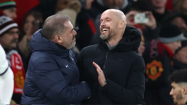 Postecoglou lauds 'under pressure' Ten Hag ahead of Old Trafford clash