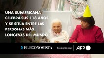 Una sudafricana celebra sus 118 años y se sitúa entre las personas más longevas del mundo