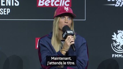 UFC - Fiorot : "Je ne combattrai pas pour autre chose que la ceinture"