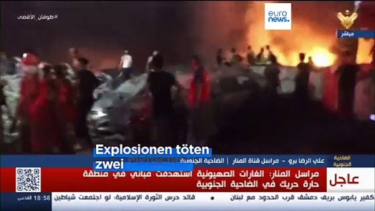 Libanon: Israel trifft  Hisbollah-Hauptquartier