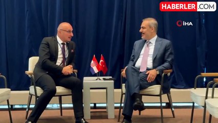 Dışişleri Bakanı Fidan, Hırvat mevkidaşı ile New York'ta görüştü