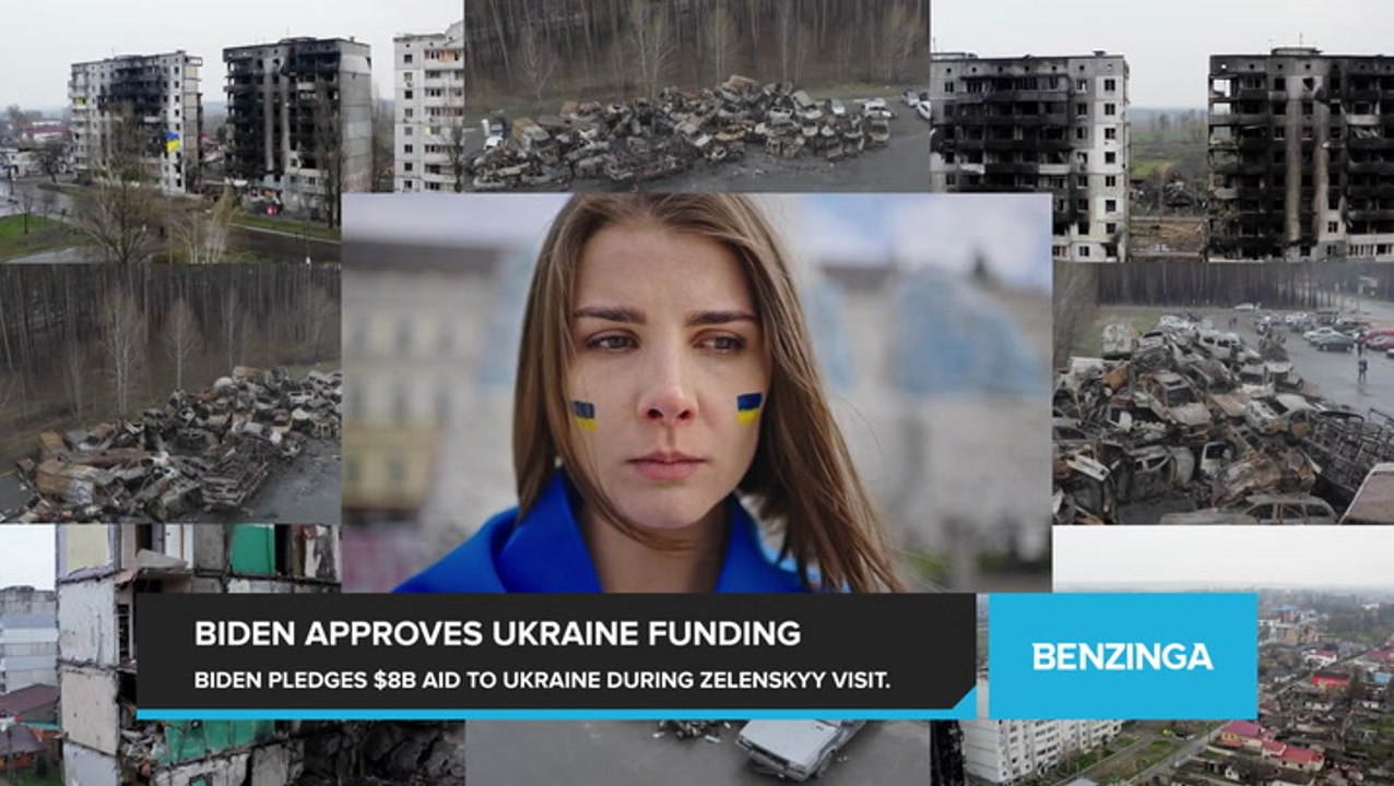 Biden Pledges $8 Billion Military Aid to Ukraine, as President Zelenskyy Visits Washington
