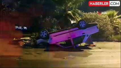 Takla Atarak Hurdaya Dönen TOFAŞ'ın Sürücüsü Yaralandı