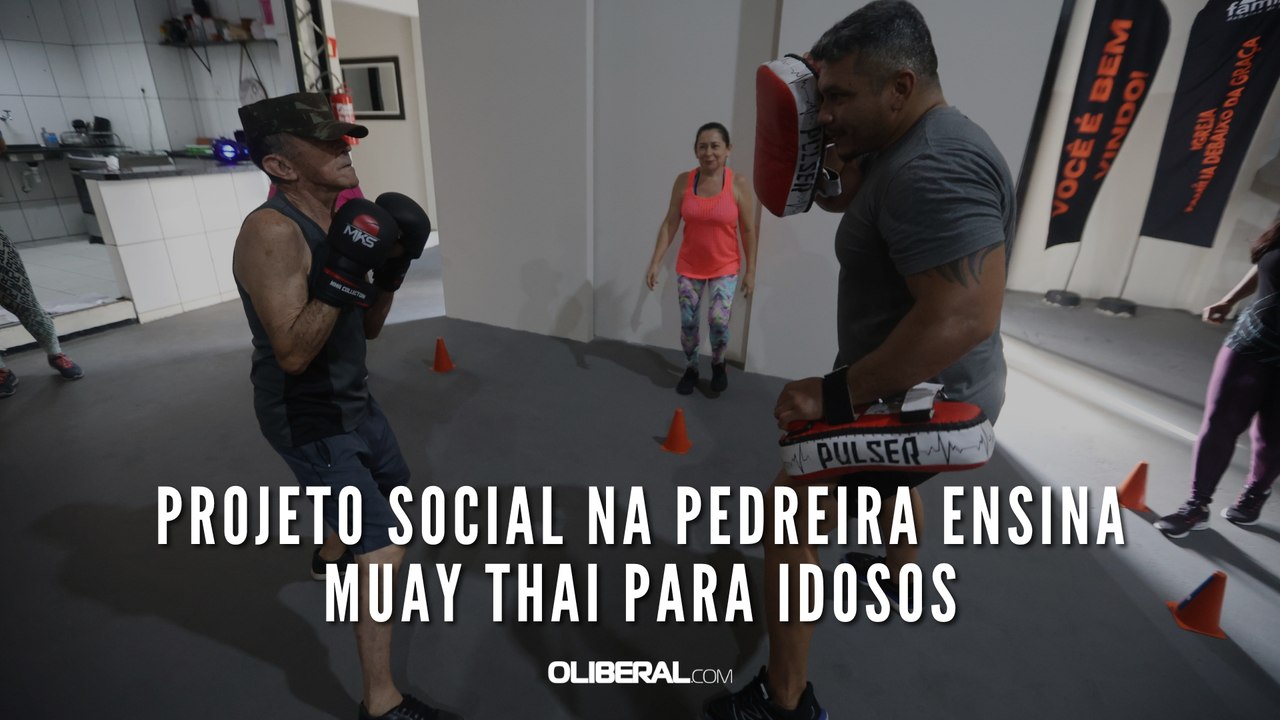 Projeto social na Pedreira ensina muay thai para idosos
