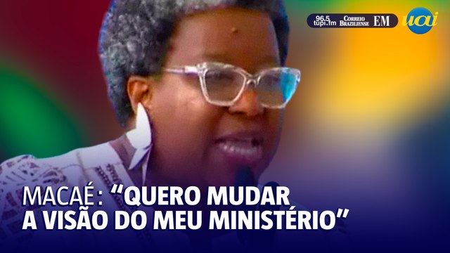 Macaé Evaristo discursa em posse do Ministério dos Direitos Humanos