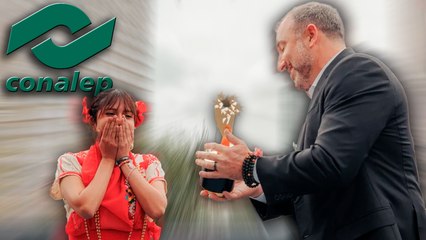 Joven egresada del Conalep recibe premio como la mejor estudiante del mundo