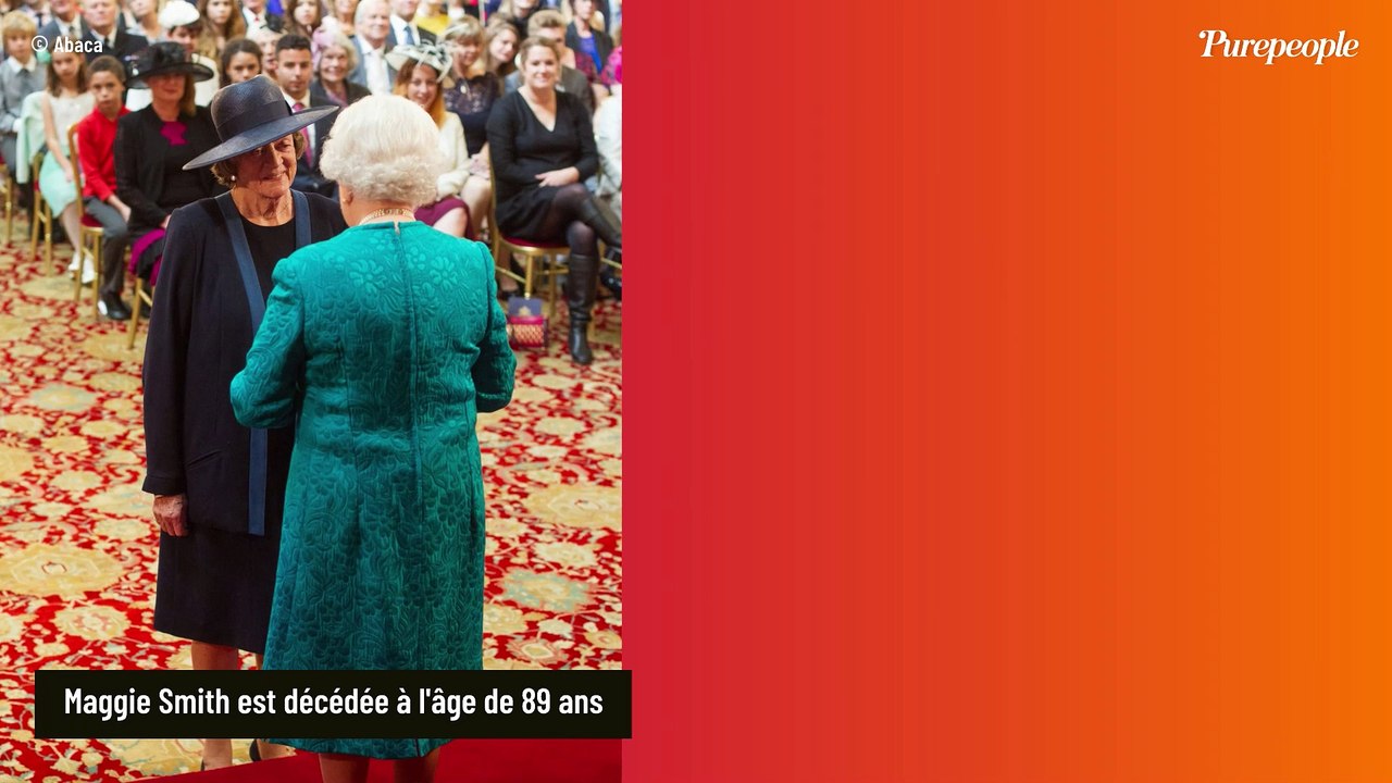 Maggie Smith n'est plus : Quel est ce magnifique cadeau que lui a fait la reine Elizabeth II il y a presque 10 ans jour pour jour ?