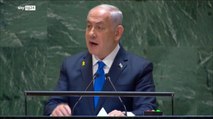 Netanyahu parla all'Onu e alcune delegazioni abbandonano l'aula