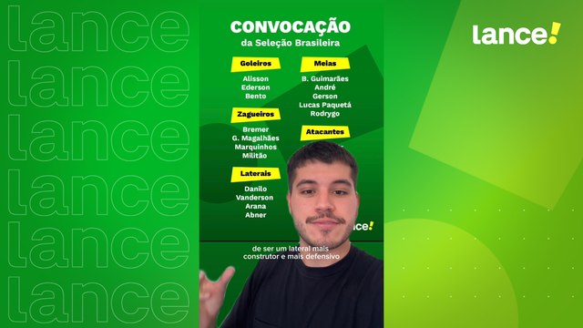 Convocação dá pistas de esquema tático da Seleção nas Eliminatórias