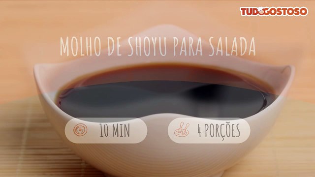 Molho de shoyu para salada