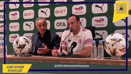 #SupercoupeCAF  : La conférence de presse de l'entraîneur du#ZamalekSC ⚪ José Gomes après la victoire face à #AlAhly ⚽