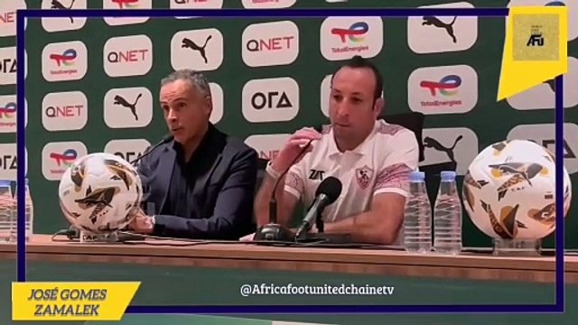 #SupercoupeCAF : la conférence de presse du coach du #ZamalekSC ⚪ José Gomes après la victoire face à #AlAhly ⚽