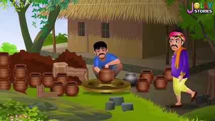 The Story of Three Pots English Moral Story
