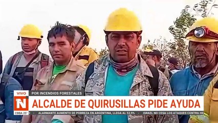Alcalde de Quirusilla pide ayuda a las autoridades