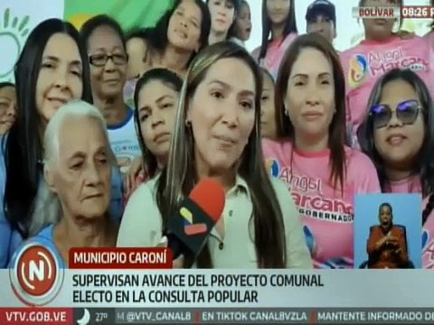 Bolívar | Autoridades nacionales supervisan avances de los proyectos comunales del mcpio. Caroní