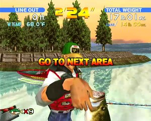 Sega BassMarine Fishing (Gameplay) SEGA Dreamcast