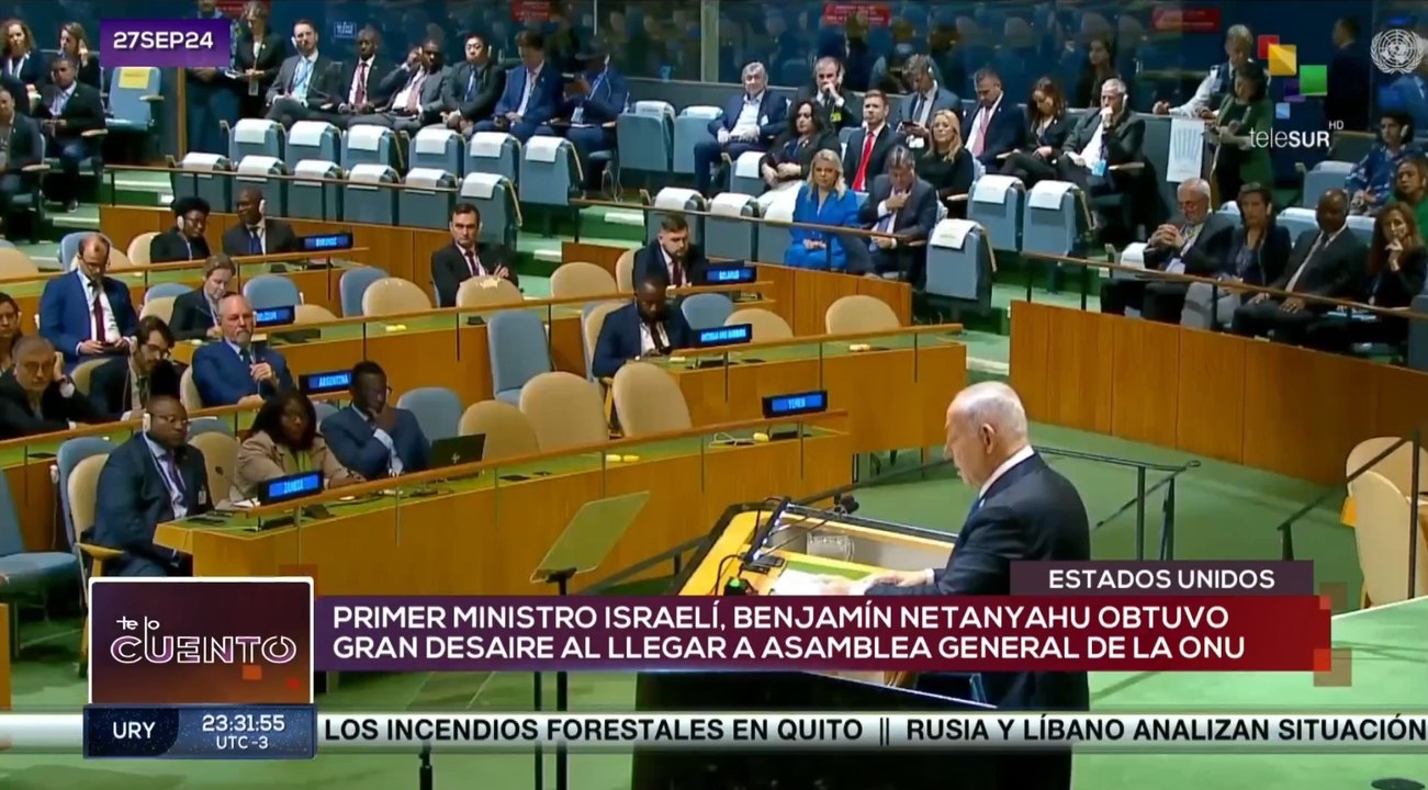 Primer Ministro de Israel obtuvo repudio de varias delegaciones en la ONU