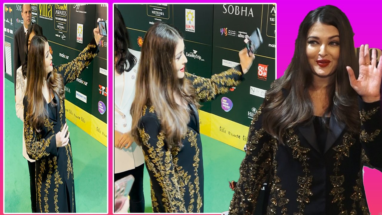 IIFA Utsavam 2024: IIFA के Green Carpet पर Aishwarya Rai Bachchan ने बेटी Aaradhya संग दिखाया टशन