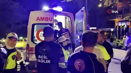 Kaza yetmedi kavgaya tutuştular