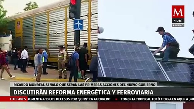 Ricardo Monreal discutirá en la Cámara de Diputados sobre la reforma energética y ferroviaria