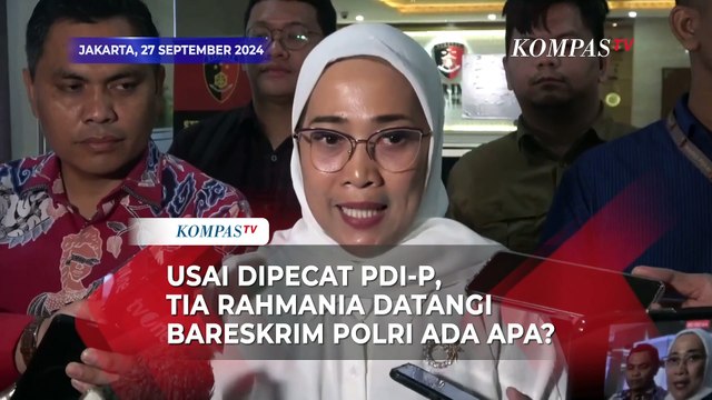 Usai Dipecat PDIP, Anggota DPR Terpilih Tia Rahmania Datangi Bareskrim Polri