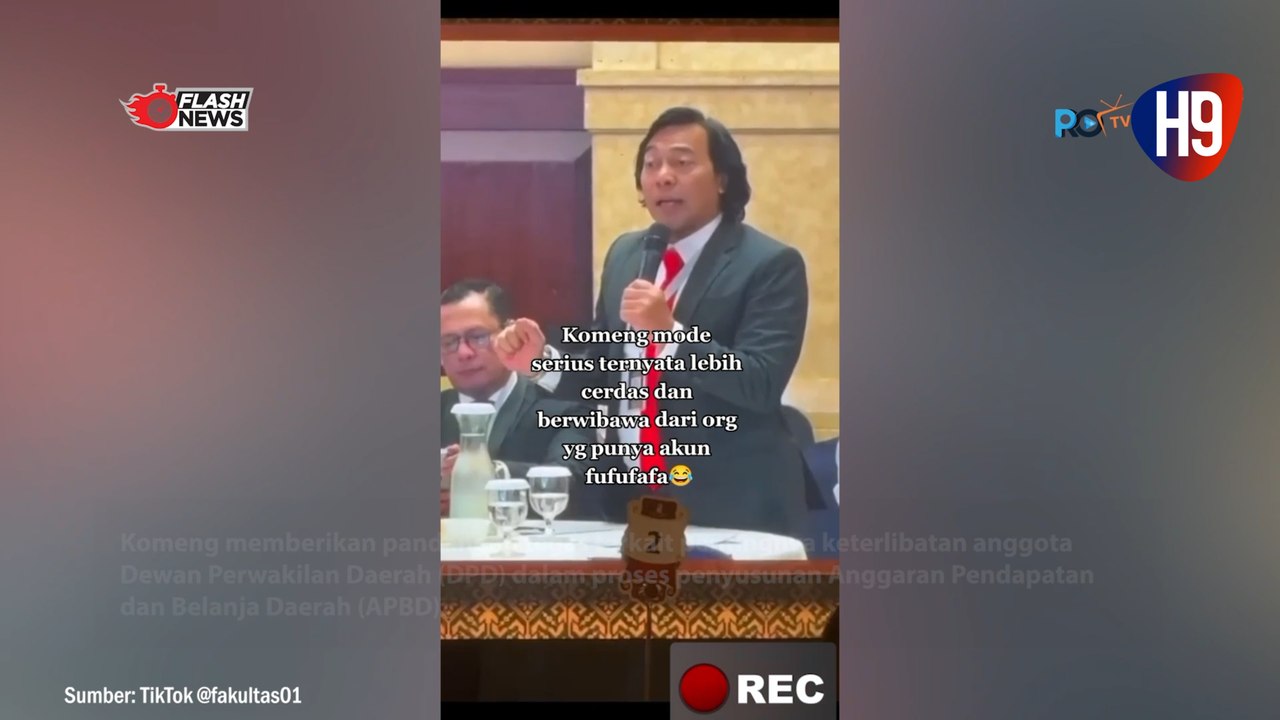 Komeng Mode Serius jadi Pejabat, Bikin Kaget Netizen