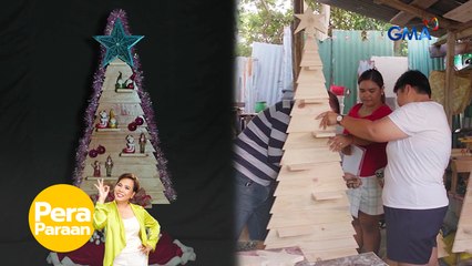 Christmas tree na walang dahon, purong kahoy?! | Pera Paraan